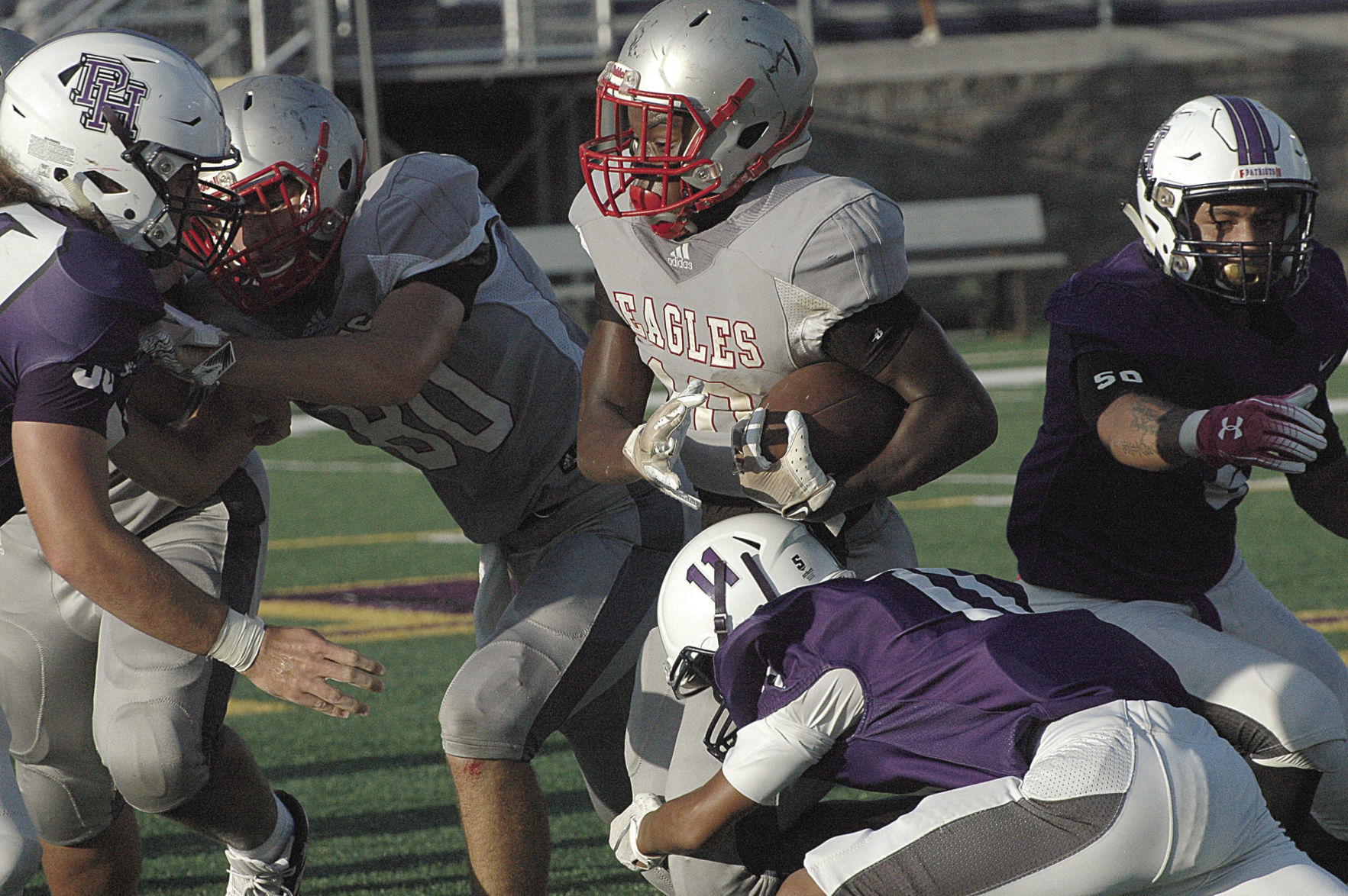 Franklin County versus Patrick Henry varsity scrimmage